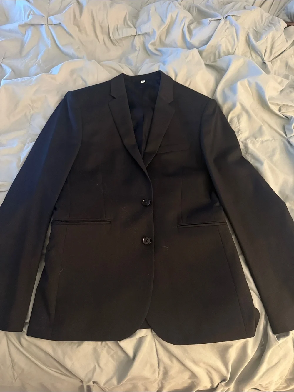 Express Black Two-Button Blazer